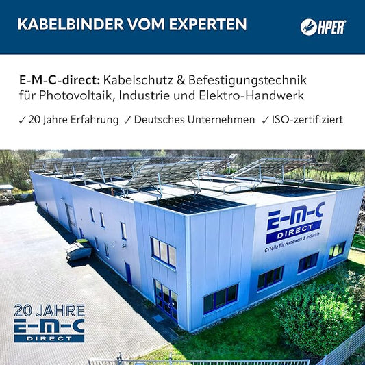 Kabelbinder 200 x 4,8 mm – 100 Stück in Bambus Beige, Extra Stabil & Reißfest